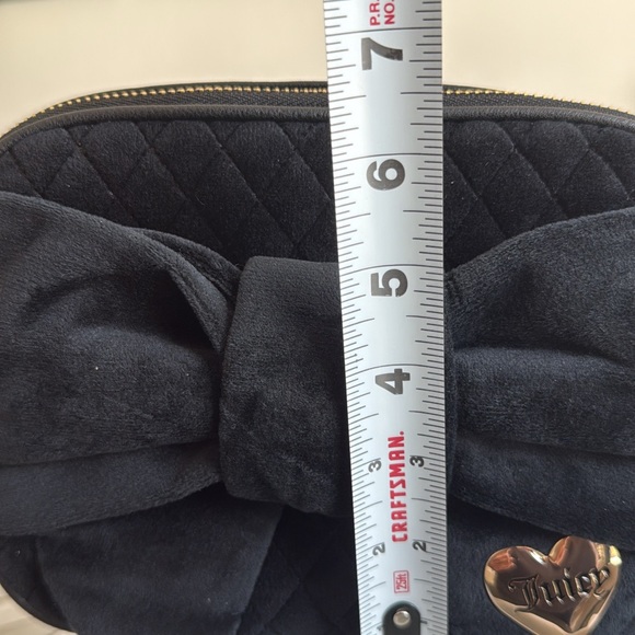 Juicy Couture Black Quilted Bow Bag New - Picture 7 of 7